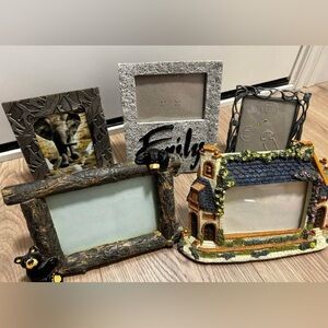 Assorted photo frames picture frame set of 5